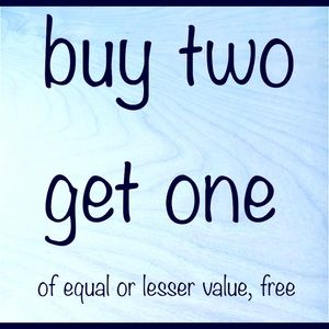 Buy 2 Get 1 Free!
